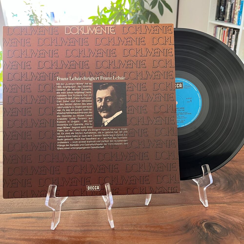 Franz Lehár Dirigiert Franz Lehár Vinyl LP 1954 Decca 6.42085